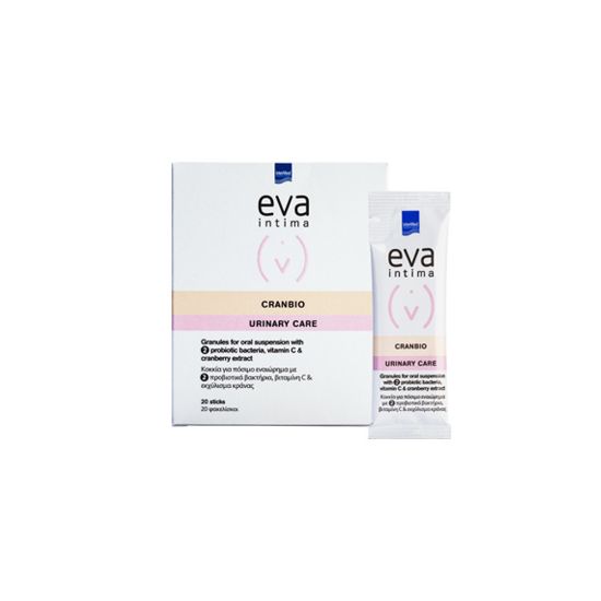 Εικόνα της INTERMED EVA INTIMA CRANBIO 20STICKS  ΕΙΔΙΚΑ ΠΡΕΒΙΟΤΙΚΑ ΜΕ CRANBERRY ΓΙΑ ΤΟ ΟΥΡΟΠΟΙΗΤΙΚΟ 20STICKS