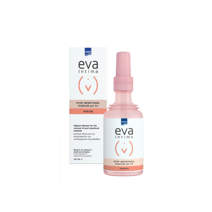 Εικόνα της EVA INTIMA POST MENSTRUAL DOUCHE PH7.0 PERIOD ΚΟΛΠΙΚΗ ΠΛΥΣΗ ΓΙΑ ΤΗΝ ΑΠΟΜΑΚΡΥΝΣΗ ΤΩΝ ΥΠΟΛΕΙΜΜΑΤΩΝ ΤΗΣ ΠΕΡΙΟΔΟΥ 147ML.