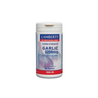 Εικόνα της LAMBERTS GARLIC 825MG- ΣΥΜΠΛΗΡΩΜΑ ΔΙΑΤΡΟΦΗΣ ΜΕ ΣΚΟΡΔΟ, 60TABS.