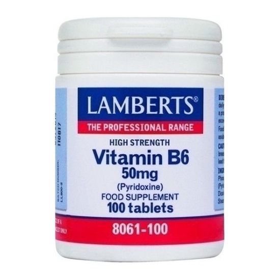 Εικόνα της LAMBERTS B6 50MG PYRIDOXINE ΣΥΜΠΛΗΡΩΜΑ ΔΙΑΤΡΟΦΗΣ ΓΙΑ ΤΙΣ ΓΥΝΑΙΚΕΣ, 100TABS.