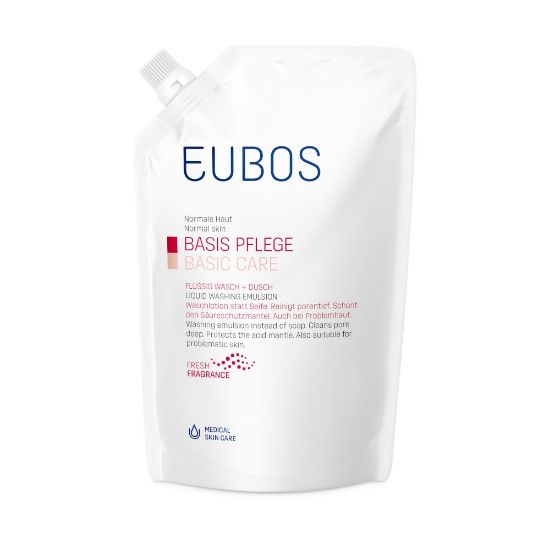 Εικόνα της EUBOS LIQUID WASHING EMULSION RED REFILL ΑΝΤΑΛΛΑΚΤΙΚΟ, 400ML.