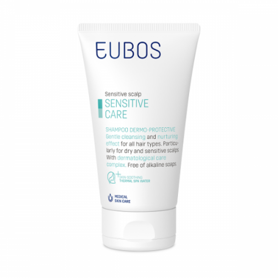 Εικόνα της EUBOS SENSITIVE SHAMPOO DERMO - PROTECTIVE, 150ML - Δερμοπροστατευτικό Σαμπουάν 150ml.