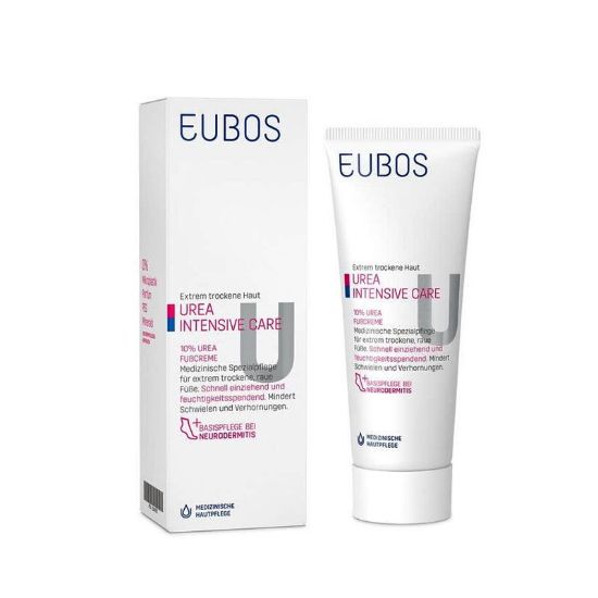 Εικόνα της EUBOS UREA 10% FOOT CREAM, 100ML ΚΡΕΜΑ ΠΟΔΙΩΝ ΓΙΑ ΡΑΓΑΔΕΣ ΚΑΙ ΣΚΛΗΡΗΝΣΕΙΣ ΤΩΝ ΠΟΔΙΩΝ.