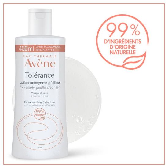 Εικόνα της AVENE TOLERANCE CONTROL LOTION 400ML- Λοσιόν Καθαρισμού & Ντεμακιγιάζ για το Υπερευαίσθητο προς Αντιδραστικό Δέρμα, 400ml