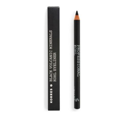 Εικόνα της KORRES PENCIL KOHL BLACK VOLCANIC MINERALS     Korres Black Volcanic Minerals Professional Kohl Eyeliner Μαύρο Μολύβι Ματιών με Μαλακή Υφή για το Εσωτερικό των Ματιών, 1.14gr