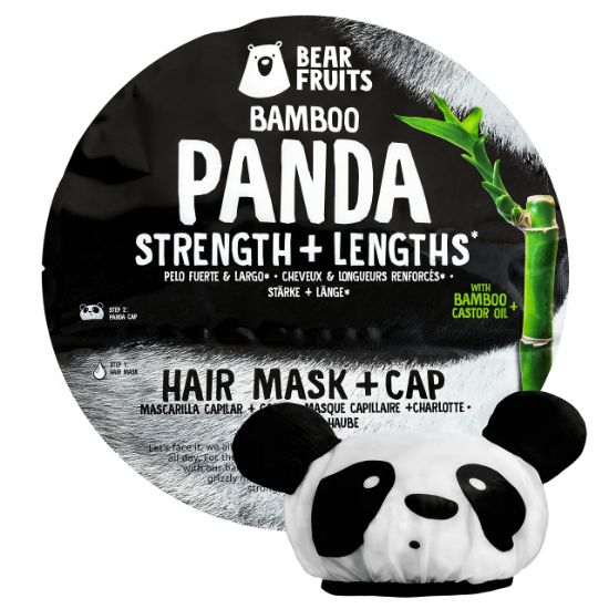 Εικόνα της BEAR FRUITS ΜΑΣΚΑ ΜΑΛΛΙΩΝ 20ΜL & ΣΚΟΥΦΑΚΙ PANDA 1TEM