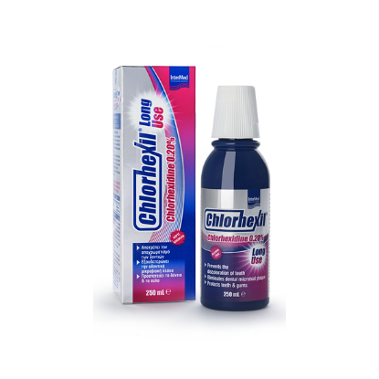 Εικόνα της INTERMED MOUTHWASH CHLORHEXIL LONG USE 0.20% 250ML 1TEM. - Στοματικό Διάλυμα με 0.20% χλωρεξιδίνη, 250ml