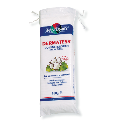 Εικόνα της MASTER AID DERMATESS COTTON 100GR   Masteraid Dermatess Cotton Υδρόφιλο 100% Βαμβάκι, 100gr