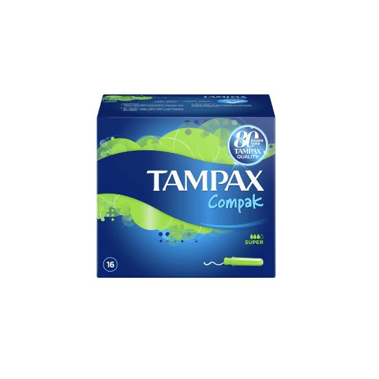 Εικόνα της TAMPAX COMPAK SUPER 16TEM. -Αυξημένη Ροή 16τμχ