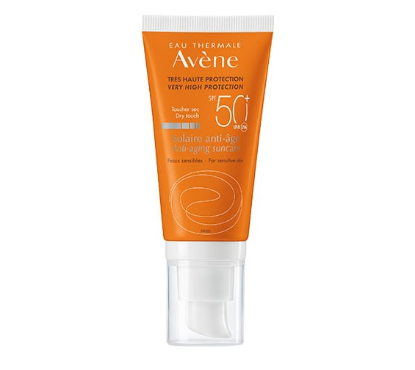 Εικόνα της AVENE SOLAIRE ANTI-AGE DRY TOUCH SPF50+ ΑΝΤΙΗΛΙΑΚΗ ΚΡΕΜΑ ΠΡΟΣΩΠΟΥ ΜΕ ΑΝΤΙΓΗΡΑΝΤΙΚΗ ΔΡΑΣΗ, 50ML.