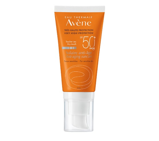 Εικόνα της AVENE SOLAIRE ANTI-AGE DRY TOUCH SPF50+ ΑΝΤΙΗΛΙΑΚΗ ΚΡΕΜΑ ΠΡΟΣΩΠΟΥ ΜΕ ΑΝΤΙΓΗΡΑΝΤΙΚΗ ΔΡΑΣΗ, 50ML.