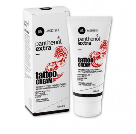 Εικόνα της PANTHENOL EXTRA TATTOO CREAM ΚΡΕΜΑ ΓΙΑ ΤΗΝ ΠΕΡΙΠΟΙΗΣΗ ΤΗΣ ΕΠΙΔΕΡΜΙΔΑΣ ΜΕ ΤΑΤΟΥΑΖ, 30ML.