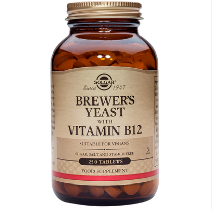 Εικόνα της SOLGAR BREWER’S YEAST WITH VITAMIN B12 250TABS- ΣΥΜΠΛΗΡΩΜΑ ΔΙΑΤΡΟΦΗΣ ΑΠΟ ΦΥΣΙΚΗ ΜΑΓΙΑ ΜΠΥΡΑΣ ΣΕ ΣΥΝΔΥΑΣΜΟ ΜΕ ΒΙΤΑΜΙΝΗ Β12, 250TABS.