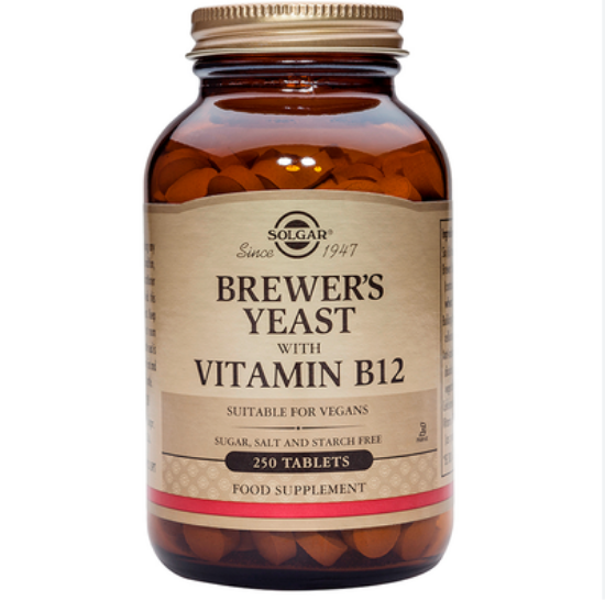 Εικόνα της SOLGAR BREWER’S YEAST WITH VITAMIN B12 250TABS- ΣΥΜΠΛΗΡΩΜΑ ΔΙΑΤΡΟΦΗΣ ΑΠΟ ΦΥΣΙΚΗ ΜΑΓΙΑ ΜΠΥΡΑΣ ΣΕ ΣΥΝΔΥΑΣΜΟ ΜΕ ΒΙΤΑΜΙΝΗ Β12, 250TABS.