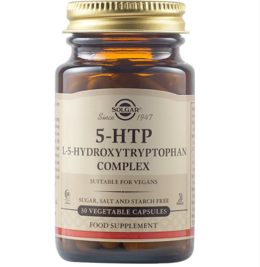 Εικόνα της SOLGAR 5-HTP (5-HYDROXYTRYPTOPHAN) COMPLEX 100MG ΣΥΜΠΛΗΡΩΜΑ ΔΙΑΤΡΟΦΗΣ ΜΕ 5-ΥΔΡΟΞΥ-ΤΡΥΠΤΟΦΑΝΗ, ΙΔΑΝΙΚΟ ΓΙΑ ΕΛΕΓΧΟ ΤΗΣ ΟΡΕΞΗΣ, ΤΗ ΣΤΑΘΕΡΟΤΗΤΑ ΤΗΣ ΔΙΑΘΕΣΗΣ & ΤΟΥ ΥΠΝΟΥ, 30 VEGETABLE CAPS.