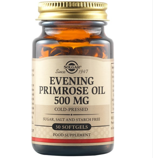 Εικόνα της SOLGAR EVENING PRIMROSE OIL 500MG SOFTGELS 30S    Solgar Evening Primrose Oil 500mg Συμπλήρωμα Διατροφής Ιδανικό για Γυναίκες για Αντιμετώπιση των Συμπτωμάτων κατά τις Περιόδους της Έμμηνου Ρύσης & της Εμμηνόπαυσης, 30softgels