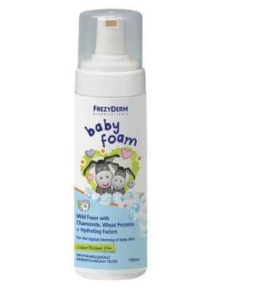 Εικόνα της   FREZYDERM BABY FOAM ΑΦΡΟΣ ΚΑΘΑΡΙΣΜΟΥ ΓΙΑ ΒΡΕΦΗ 150ML