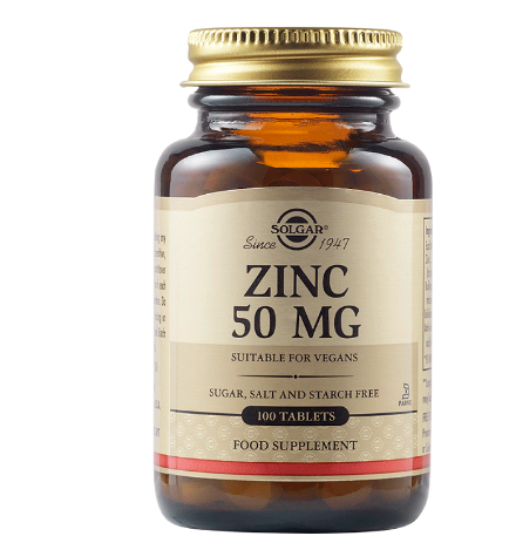 Εικόνα της SOLGAR ZINC GLUCONATE 50MG ΣΥΜΠΛΗΡΩΜΑ ΔΙΑΤΡΟΦΗΣ ΨΕΥΔΑΡΓΥΡΟΥ ΓΙΑ ΤΟΝΩΣΗ ΤΟΥ ΑΝΟΣΟΠΟΙΗΤΙΚΟΥ & ΤΗΣ ΑΝΑΠΑΡΑΓΩΓΙΚΗΣ ΥΓΕΙΑΣ, 100 TABS.