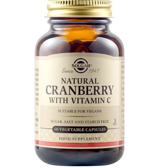 Εικόνα της SOLGAR CRANBERRY EXTRACT WITH VITAMIN C ΣΥΜΠΛΗΡΩΜΑ ΔΙΑΤΡΟΦΗΣ ΓΙΑ ΤΗΝ ΚΑΛΗ ΥΓΕΙΑ ΤΟΥ ΟΥΡΟΠΟΙΗΤΙΚΟΥ ΣΥΣΤΗΜΑΤΟΣ - ΚΑΤΑΠΟΛΕΜΑ ΤΑ ΣΥΜΠΩΜΑΤΑ ΤΗΣ ΚΥΣΤΙΤΙΔΑΣ, 60 VEGETABLE CAPS.