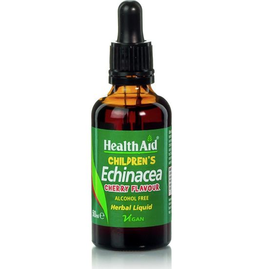 Εικόνα της HEALTH AID CHILDREN'S ECHINACEA ΜΕ ΓΕΥΣΗ ΚΕΡΑΣΙ, 50ML.