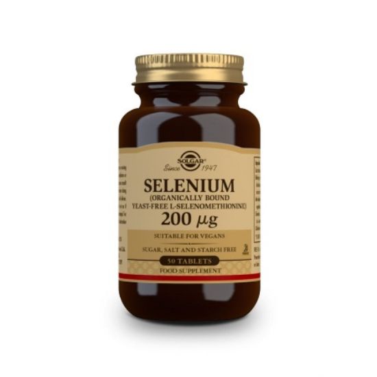 Εικόνα της SOLGAR SELENIUM 200MG 50ΤΑΒS-ΣΥΜΠΛΗΡΩΜΑ ΔΙΑΤΡΟΦΗΣ ΣΕΛΗΝΙΟ ΙΔΑΝΙΚΟ ΓΙΑ ΤΟΝΩΣΗ ΑΝΟΣΟΠΟΙΗΤΙΚΟΥ & ΥΠΟΛΕΙΤΟΥΡΓΙΑ ΘΥΡΟΕΙΔΟΥΣ - ΥΓΕΙΑ ΜΑΛΛΙΩΝ & ΝΥΧΙΩΝ, 50 TABS.