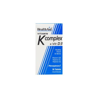 Εικόνα της HEALTH AID VITAMIN K COMPLEX & VIT D3 30 TABS.