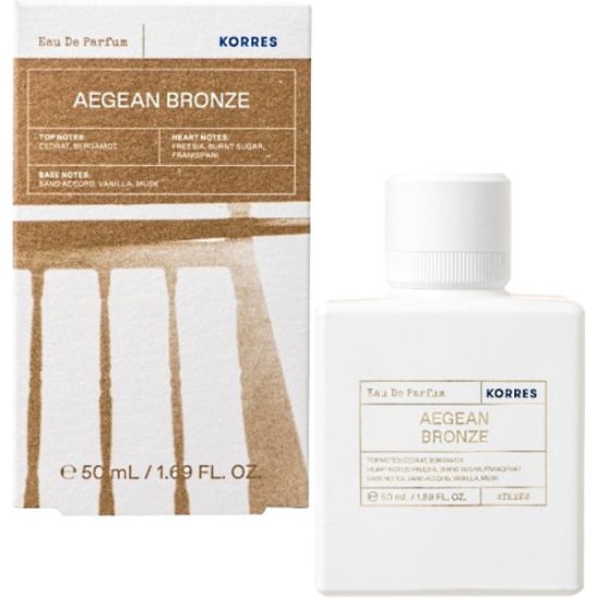 Εικόνα της KORRES AEGEAN BRONZE EAU DE PARFUM ΓΥΝΑΙΚΕΙΟ ΑΡΩΜΑ ΤΟΥ ΑΙΓΑΙΟΥ, 50ML.