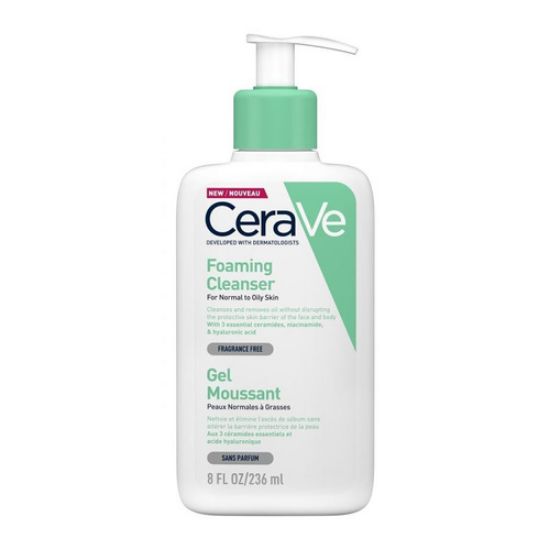 Εικόνα της CERAVE FOAMING CLEANSER GEL ΚΑΘΑΡΙΣΜΟΥ ΓΙΑ ΚΑΝΟΝΙΚΕΣ ΕΩΣ ΛΙΠΑΡΕΣ ΕΠΙΔΕΡΜΙΔΕΣ, 236ML