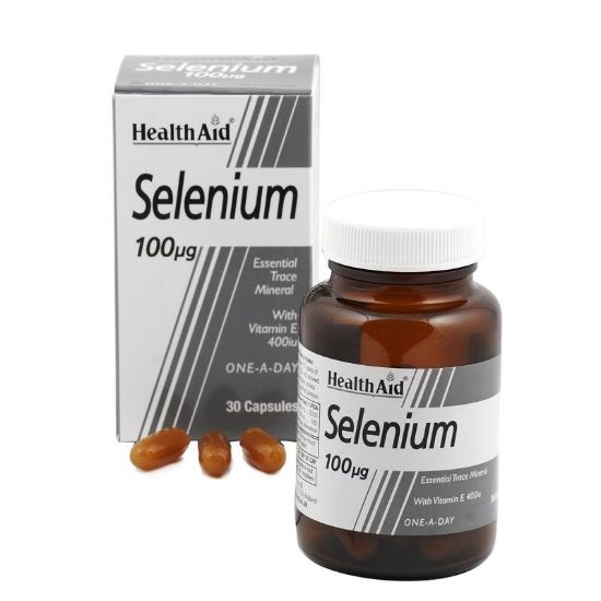 Εικόνα της HEALTH AID SELENIUM 100MG & VITAMIN E 400IU, 30 ΚΑΨΟΥΛΕΣ.