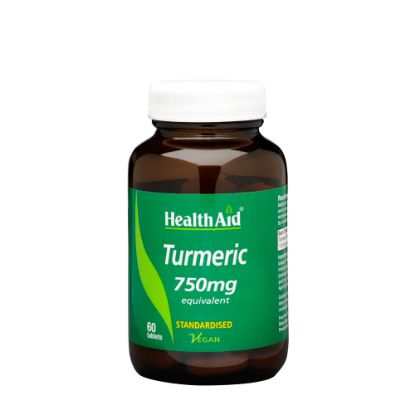 Εικόνα της HEALTH AID TURMERIC 750MG, 60 TABS.