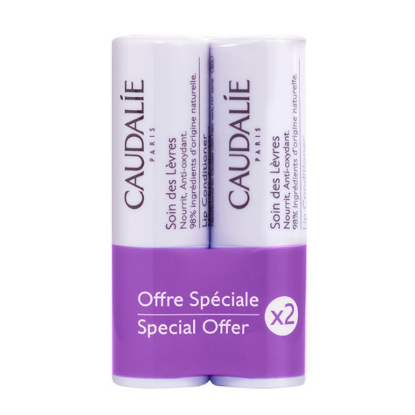 Εικόνα της CAUDALIE PROMO LIP CONDITIONER 2X4.5G 1ΣΕΤ- Ενυδατικό Χειλιών, 2x4,5gr, 1σετ