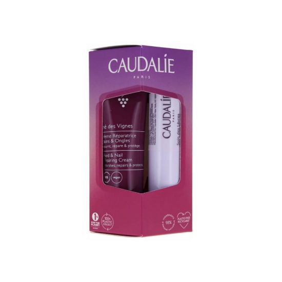 Εικόνα της CAUDALIE THE DES VIGNES HAND & NAIL CREAM 30ML+SOIN DES LEVRES 4.5G PROMO    Caudalie – Promo The des Vignes Hand and Nail Kρέμα Χεριών 30ml και Lip Conditioner Ενυδάτωση Χειλιών 4.5gr