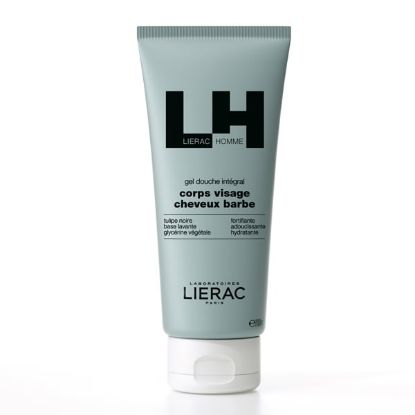 Εικόνα της LIERAC HOMME GEL DOUCHE INTEGRAL 200ML   Lierac Homme Gel Douche Integral Τζελ Καθαρισμού για Σώμα, Πρόσωπο, Μαλλιά & Γένια, 200ml