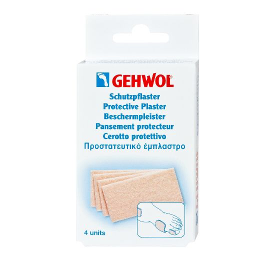 Εικόνα της GEHWOL PROTECTIVE PLASTER 4UNITS  Gehwol Protective Plaster Thick Παχύ Προστατευτικό Έμπλαστρο, 4 τεμάχια