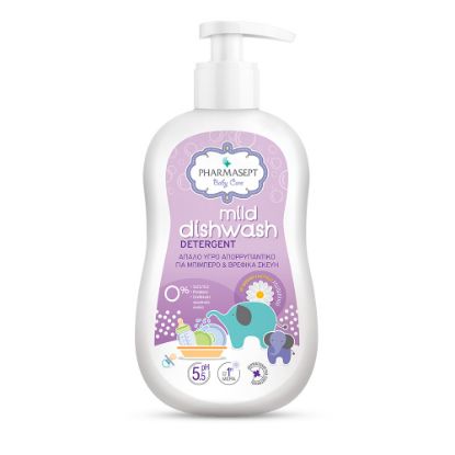 Εικόνα της PHARMASEPT BABY CARE MILD DISHWASH DETERGENT ΑΠΑΛΟ ΥΓΡΟ ΑΠΟΡΡΥΠΑΝΤΙΚΟ ΓΙΑ ΒΡΕΦΙΚΑ ΣΚΕΥΗ & ΜΠΙΜΠΕΡΟ, 400ML.