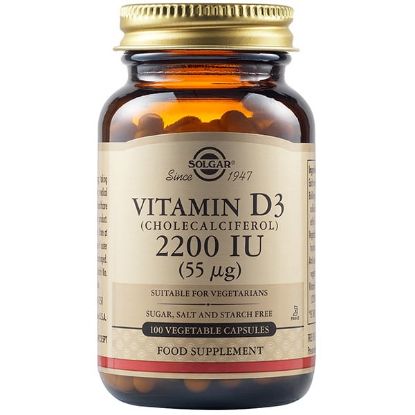 Εικόνα της SOLGAR VITAMIN D3 2200IU (55MG) ΣΥΠΜΛΗΡΩΜΑ ΔΙΑΤΡΟΦΗΣ ΒΙΤΑΜΙΝΗΣ D3 ΜΕ ΠΟΛΛΑΠΛΑ ΟΦΕΛΗ ΓΙΑ ΤΟΝ ΟΡΓΑΝΙΣΜΟ, ΙΔΑΝΙΚΟ ΓΙΑ ΤΗΝ ΥΓΕΙΑ ΤΩΝ ΟΣΤΩΝ & ΤΩΝ ΑΡΘΡΩΣΕΩΝ, 100VEG.TABS.