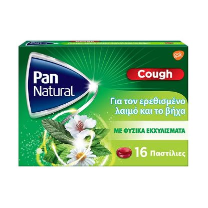 Εικόνα της PAN NATURAL COUGH 16ΠΑΣΤΙΛΙΕΣ - Παστίλιες Για Τον Πονόλαιμο, 16 τεμ.