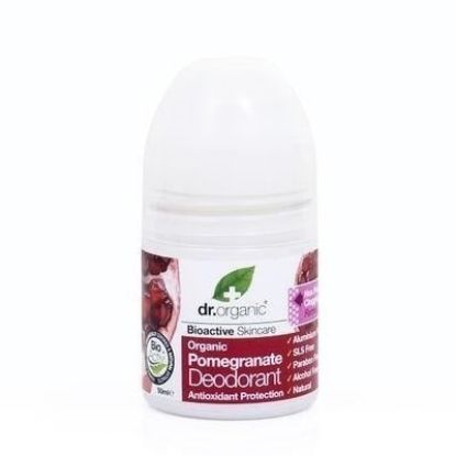 Εικόνα της DR.ORGANIC POMEGRANATE DEODORANT 50ML  Αποσμητικό με Βιολογικό Ρόδι 50ml