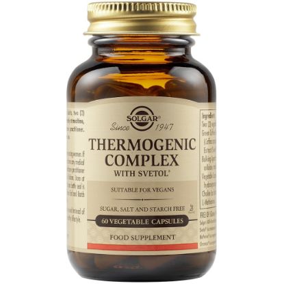 Εικόνα της SOLGAR THERMOGENIC COMPLEX 60TABS - Φόρμουλα για Έλεγχο του Βάρους - Συμβάλει στην Μείωση του Λίπους & στην Αύξηση του Ρυθμού Καύσεων, 60veg.caps