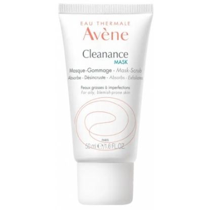 Εικόνα της AVENE CLEANANCE MASK MASQUE COMMAGE ΜΑΣΚΑ SCRUB ΓΙΑ ΛΙΠΑΡΟ ΔΕΡΜΑ, 50ML.