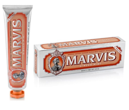 Εικόνα της MARVIS GINGER MINT TOOTHPASTE 85ML   Marvis Ginger Mint Οδοντόκρεμα με Τζίντζερ, Μέντα & Ξυλιτόλη, 85ml