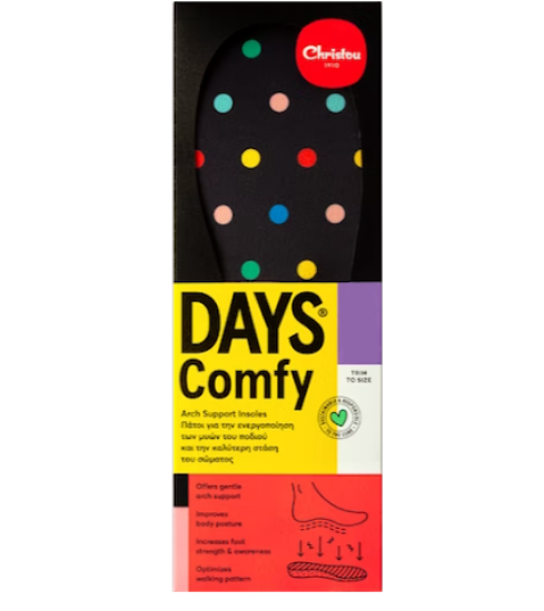 Εικόνα της CHRISTOU 1910 DAYS COMFY ΑΝΑΤΟΜΙΚΟΙ ΠΑΤΟΙ POLKA DOT 1 ΖΕΥΓΑΡΙ (42/45)