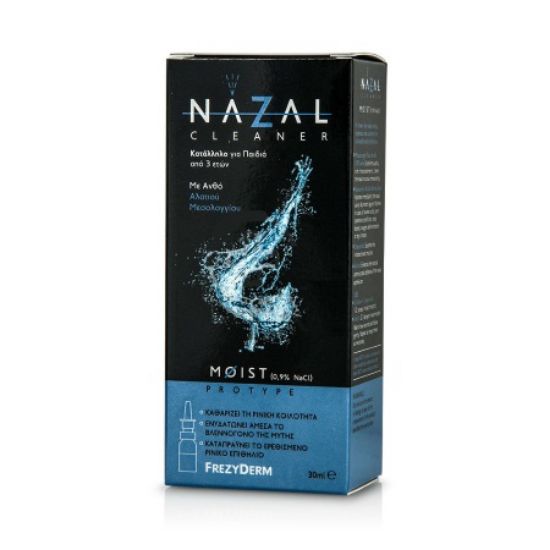 Εικόνα της FREZYDERM NAZAL CLEANER MOIST 30ML- Ανακούφιση από Ξηρότητα της Ρινικής Κοιλότητας Υπέρτονο αλατούχο διάλυμα 0,9% NaCl, 30ml