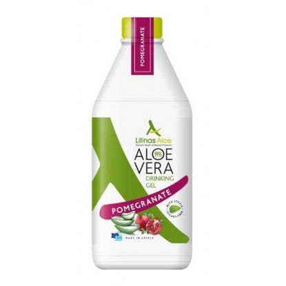 Εικόνα της LITINAS ALOE VERA ΠΟΣΙΜΟ ΒΙΟΛΟΓΙΚΟ GEL  1000ML ΡΟΔΙ