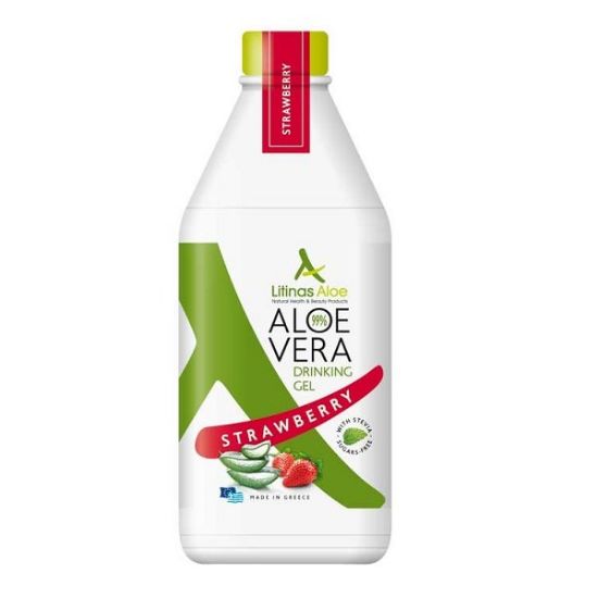 Εικόνα της LITINAS ALOE VERA ΠΟΣΙΜΟ ΒΙΟΛΟΓΙΚΟ GEL  1000ML ΦΡΑΟΥΛΑ