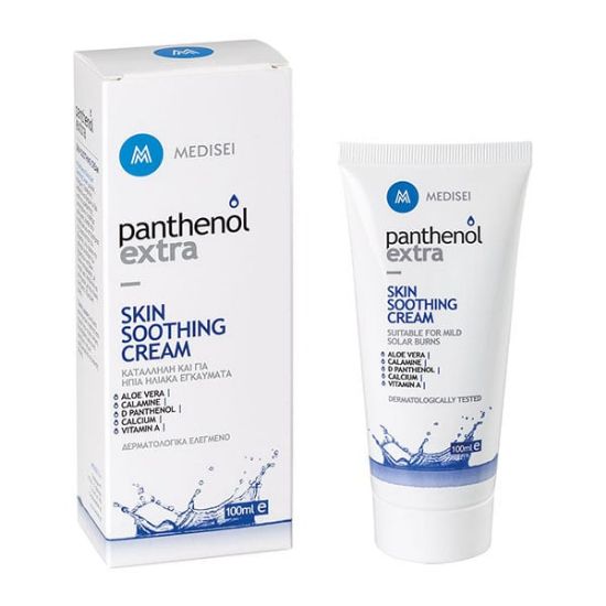 Εικόνα της MEDISEI PANTHENOL EXTRA SKIN SOOTHING CREAM. ΚΡΕΜΑ ΓΙΑ ΗΠΙΑ ΗΛΙΑΚΑ ΕΓΚΑΥΜΑΤΑ 100ML