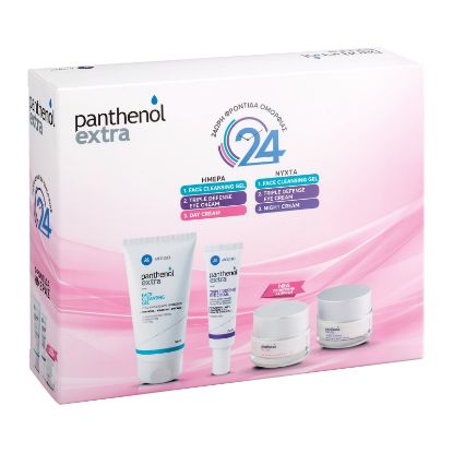 Εικόνα της PANTHENOL EXTRA  24ΩΡΗ ΦΡΟΝΤΙΔΑ DAY & NIGHT CREAM 50ML + 50ML & FACE CLEANSING GEL 150ML & EYE CREAM 25ML