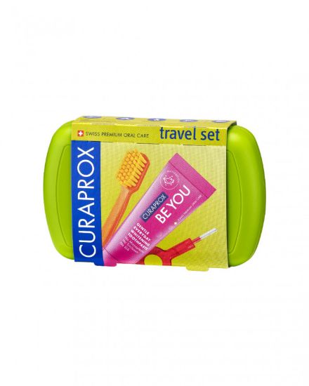 Εικόνα της CURAPROX TRAVEL SET ΠΡΑΣΙΝΟ 1ΤΕΜ