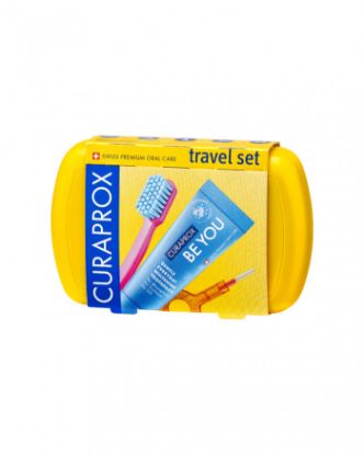 Εικόνα της CURAPROX TRAVEL SET ΚΙΤΡΙΝΟ