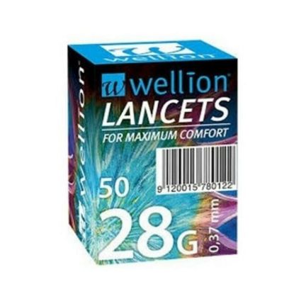 Εικόνα της WELLION LANCETS 28G 0,37MM 50TEM